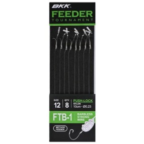 Przypony BKK Feeder Tournament FTB-1 Push-lock Rigs - 16