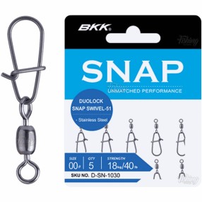 Agrafki BKK Duolock Snap Swivel-51 - 00