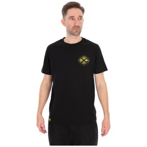 Koszulka Matrix Large Fade Logo T-Shirt Black/Lime - M