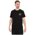 Koszulka Matrix Large Fade Logo T-Shirt Black/Lime - XXXL