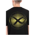 Koszulka Matrix Large Fade Logo T-Shirt Black/Lime - XXXL