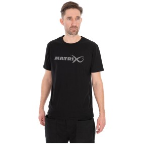 Koszulka Matrix Large Fade Logo T-Shirt Black/Grey - M