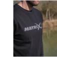 Koszulka Matrix Large Fade Logo T-Shirt Black/Grey - XXL