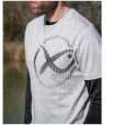 Koszulka Matrix Large Mesh Logo T-Shirt Grey - S