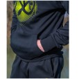 Bluza Matrix Large Fade Logo Hoody Black/Lime - L