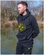 Bluza Matrix Large Fade Logo Hoody Black/Lime - XXL