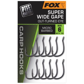 Haczyki Fox Super Wide Gape Outturned Micro Barbed - 2