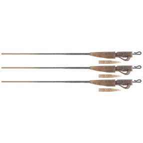 Zestaw Z Bezpiecznym Klipsem Fox Edges Camo 50lb Leadcore Lead Clip Leaders x3