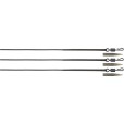 Zestaw Z Bezpiecznym Klipsem Fox Edges Naturals Leadcore Leaders 50lb x3