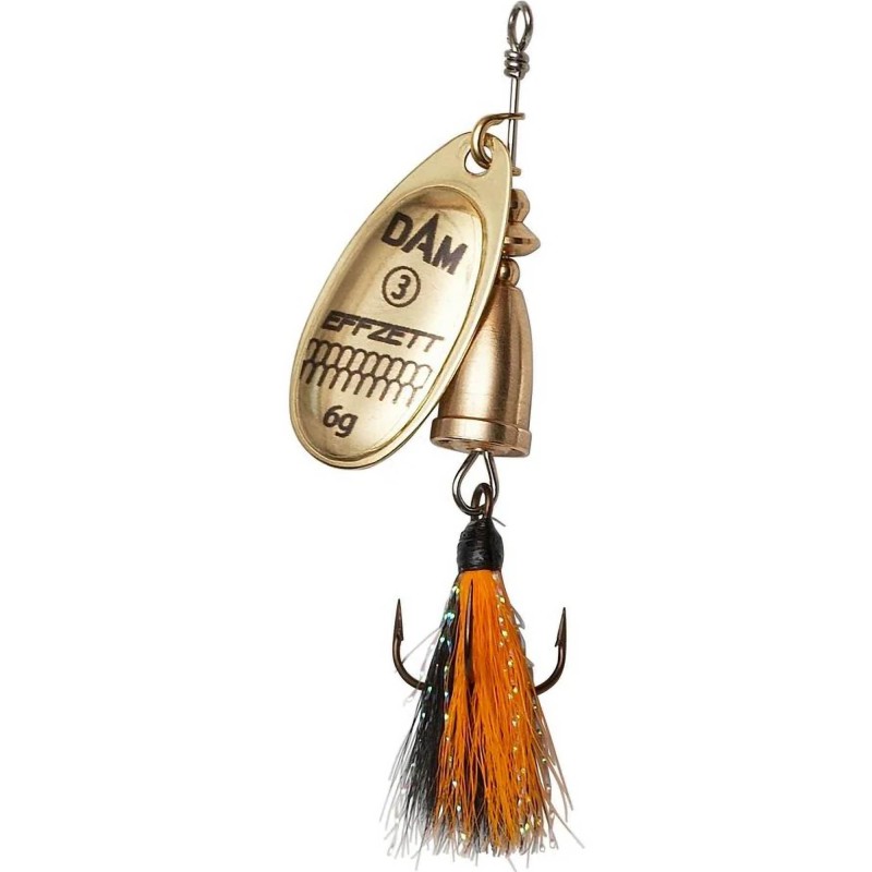 Błystka Obrotowa Dam Executor Dressed Spinner 3 6g S Gold