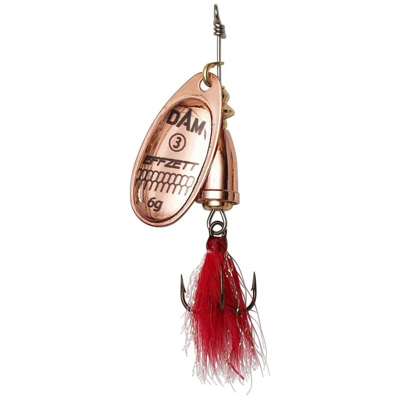 Błystka Obrotowa Dam Executor Dressed Spinner 3 6g S Copper