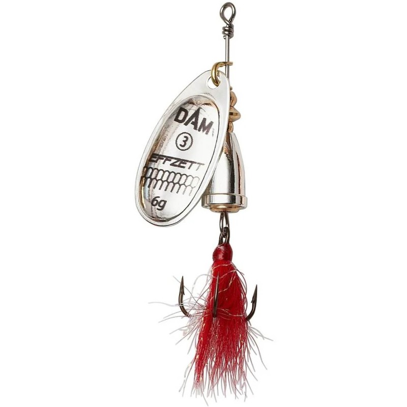 Błystka Obrotowa Dam Executor Dressed Spinner 4 8g S Silver