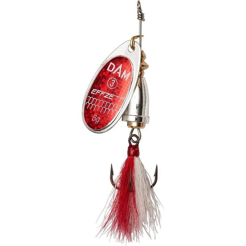 Błystka Obrotowa Dam Executor Dressed Spinner 4 8g S Reflex Red