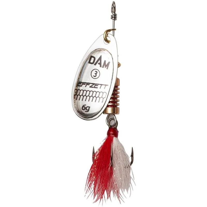 Błystka Obrotowa Dam Standard Dressed Spinner 4 10g S Silver