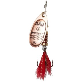 Błystka Obrotowa Dam Standard Dressed Spinner 4 10g S Copper