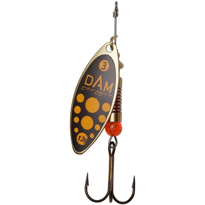 Błystka Obrotowa Dam Predator Spinner 2 7g Sinking Blacky