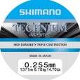 Żyłka Shimano Technium Invistec A 0,255mm 1371m 6,70kg Grey