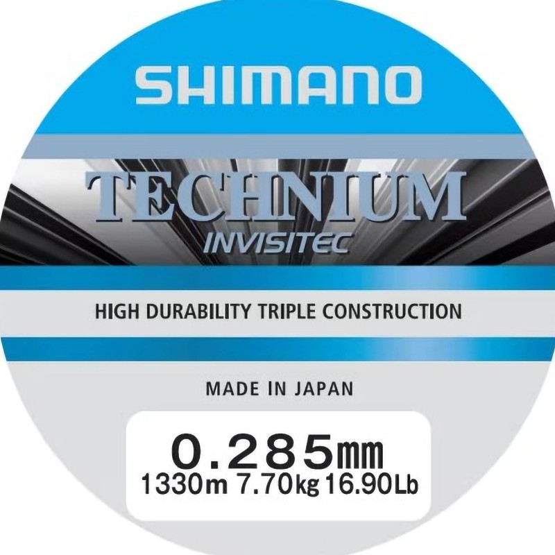 Żyłka Shimano Technium Invistec A 0,285mm 1330m 7,70kg Grey