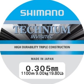 Żyłka Shimano Technium Invistec A 0,305mm 1100m 9,00kg Grey