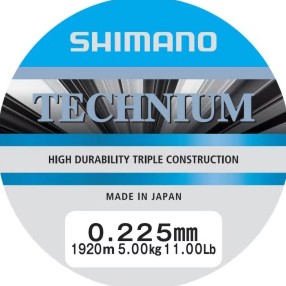 Żyłka Shimano Technium A 0,225mm 1920m 5,00kg Grey