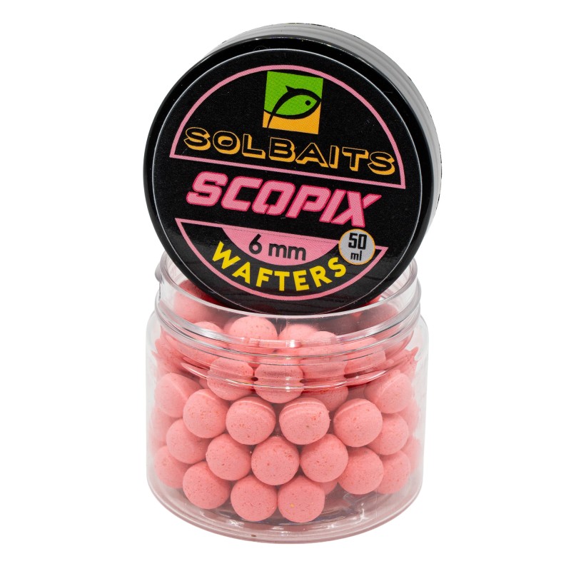 Wafters Solbaits Scopix Pink Washed 6mm 50ml