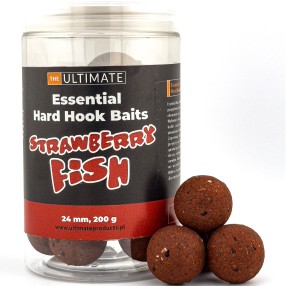 Kulki Ultimate Products Essential Hard Hook Baits Strawberry Fish 20mm 200g