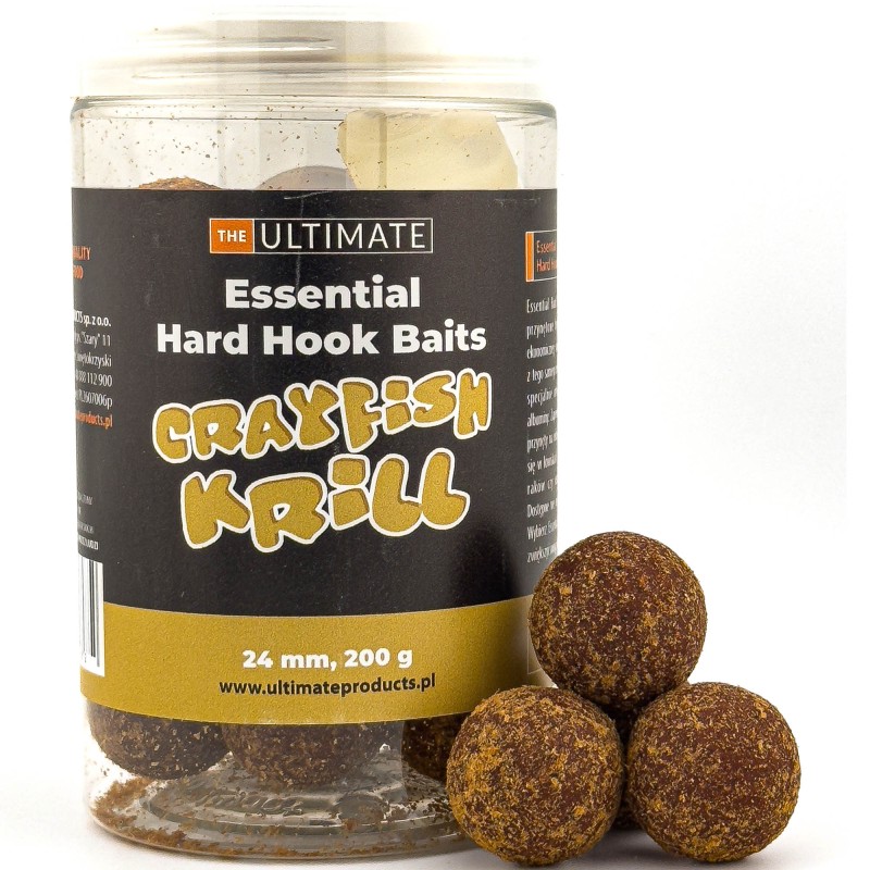 Kulki Ultimate Products Essential Hard Hook Baits Crayfish Krill 24mm 200g