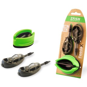 Zestaw Zfish Method Feeder Set Feeda X 20g 30g Podajniki + Foremka 