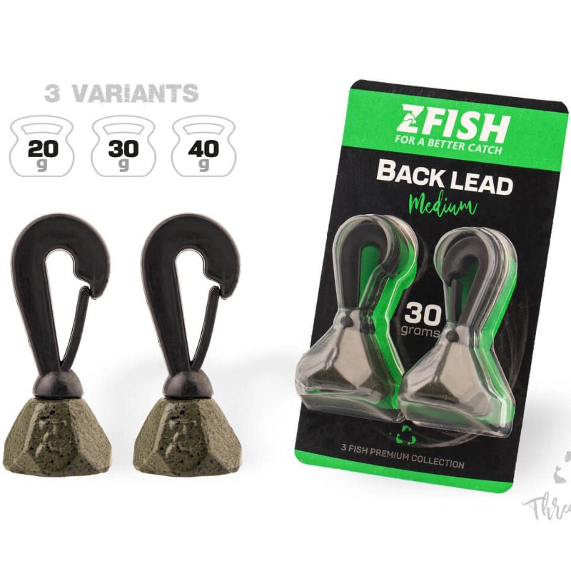 Ciężarki Zfish Back Lead 20g 2szt