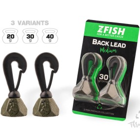 Ciężarki Zfish Back Lead 40g 2szt
