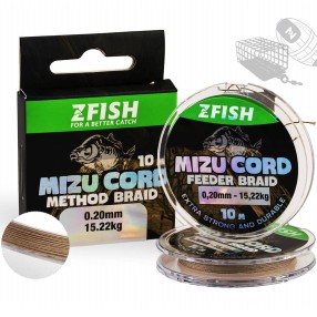 Plecionka Zfish Mizucord Method Feeder Braid 0,14mm 10m 10,33kg