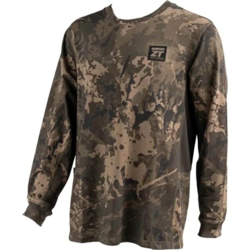 Koszulka Nash ZT Lite Luxe Long Sleeve T Shirt Camo - M