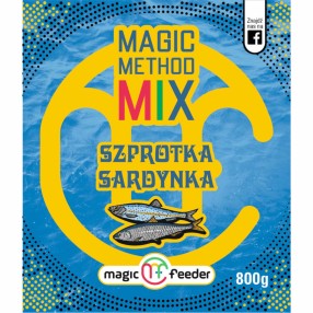 Zanęta Magic Feeder Magic Method Mix Szprotka Sardynka 800g