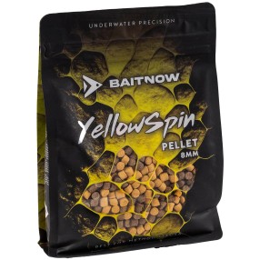 Pellet BaitNow Method Feeder Yellow Spin 8mm 800g