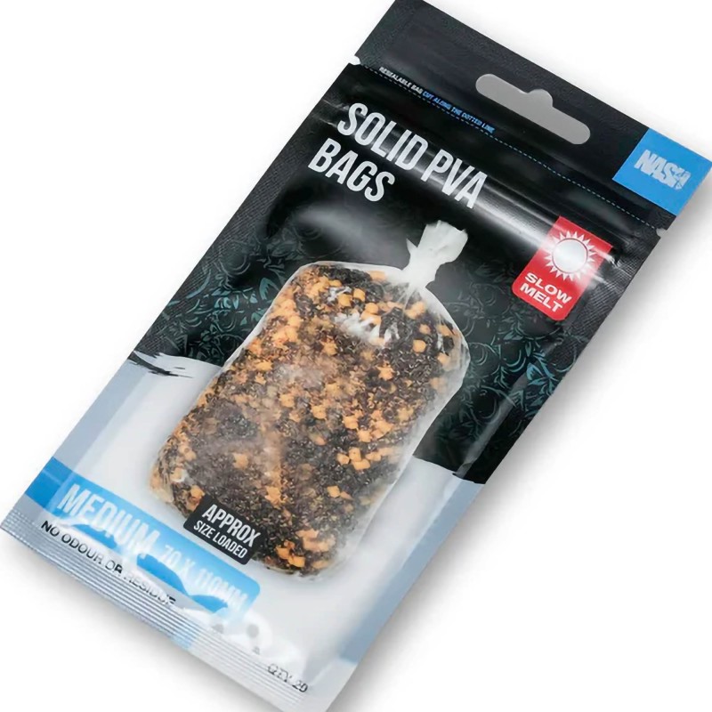 Worki PVA Nash Solid PVA Bags Medium Slow Melt