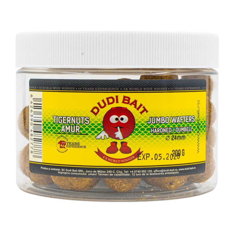 Wafters Dudi Bait Amur Tigernuts Amur Jumbo Dumbells 24mm