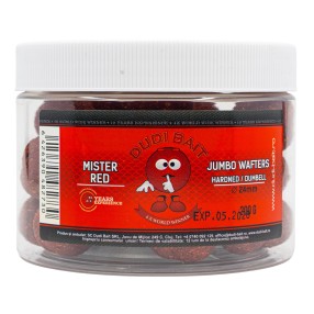 Wafters Dudi Bait Mister Red Super Hot Jumbo Dumbell 24mm