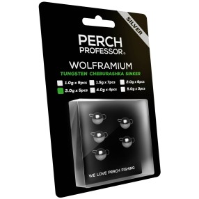 Czeburaszka Wolframowa Perch Professor Wolframium Srebrna 3g - 5szt
