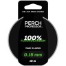 Fluorocarbon Perch Professor 100% 0,15mm, 3,3 lb/1,5 kg - 15m