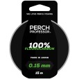 Fluorocarbon Perch Professor 100% 0,15mm, 3,3 lb/1,5 kg - 15m