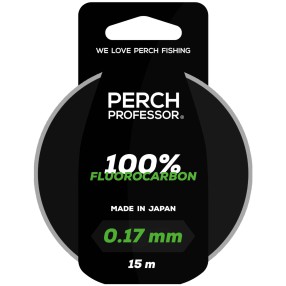 Fluorocarbon Perch Professor 100% 0,17mm, 4 lb/1,8 kg - 15m