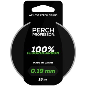 Fluorocarbon Perch Professor 100% 0,19mm, 5 lb/2,3 kg - 15m