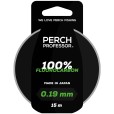Fluorocarbon Perch Professor 100% 0,19mm, 5 lb/2,3 kg - 15m