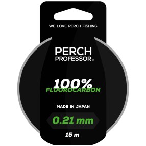 Fluorocarbon Perch Professor 100% 0,21mm, 6,4 lb/2,9 kg - 15m