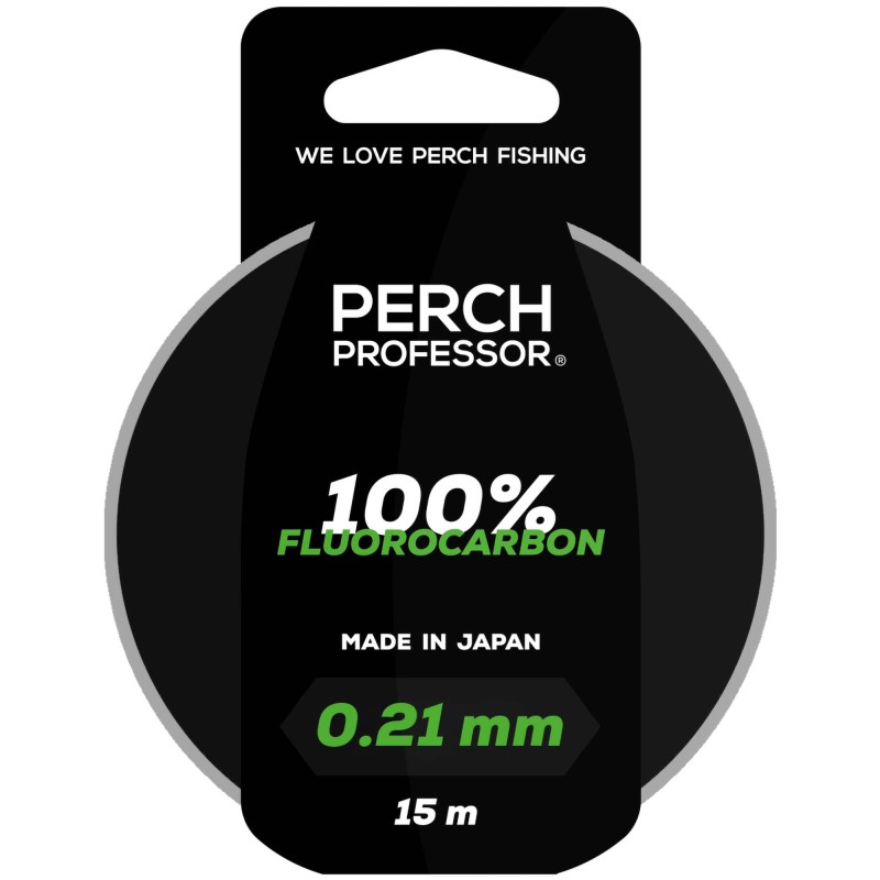 Fluorocarbon Perch Professor 100% 0,21mm, 6,4 lb/2,9 kg - 15m