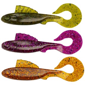 Zestaw Gum Perch Professor Flirty Twist 2"/5cm MIX - 6szt