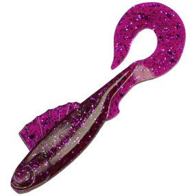 Zestaw Gum Perch Professor Flirty Twist 2,5"/6,5cm 02 Purple Pepper - 5szt