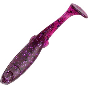 Zestaw Gum Perch Professor Fluky Shad 2"/5cm 02 Purple Pepper - 7szt
