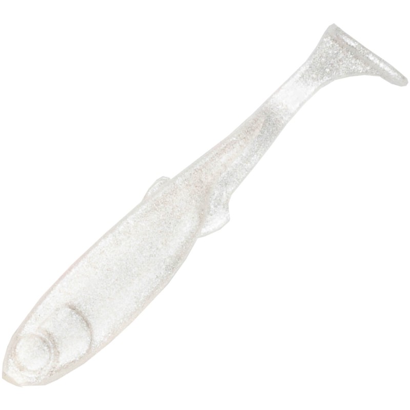 Zestaw Gum Perch Professor Fluky Shad 2,5"/6,5cm 04 Magic Pearl - 6szt