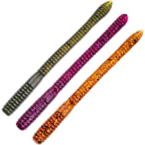 Zestaw Gum Perch Professor Flying Worm 3,5"/9cm MIX - 5szt